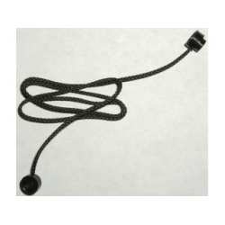 String with End Studs (40L Overall) with (Same Color) Studs Pattern - Black