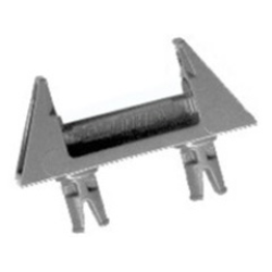 String Reel 1 x 4 x 2 Holder with 2 Technic Pins - Dark Gray