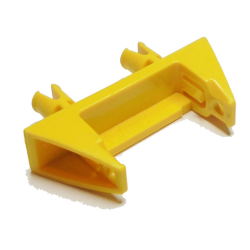 String Reel 1 x 4 x 2 Holder with 2 Technic Pins - Yellow