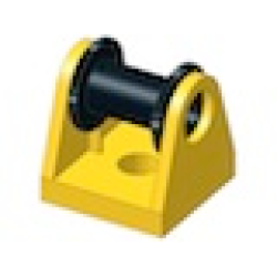 String Reel 2 x 2 Holder with Black Drum (2584 / 2585) - Yellow String Reel 2 x 2 Holder with Black Drum (2584 / 2585) - Yellow