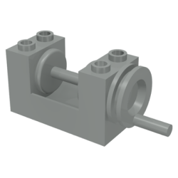 String Reel Winch 2 x 4 x 2 with Light Gray Drum - Light Gray