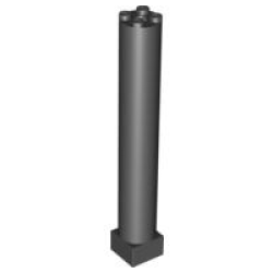 Support 2 x 2 x 11 Solid Pillar - Black