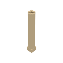 Support 2 x 2 x 11 Solid Pillar - Tan