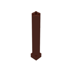 Support 2 x 2 x 11 Solid Pillar - Brown