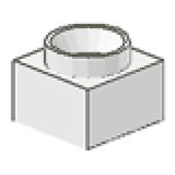 Support 2 x 2 x 11 Solid Pillar Base - White