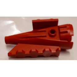 Tail 4 x 2 x 2, Aircraft Rocket Engine - Red