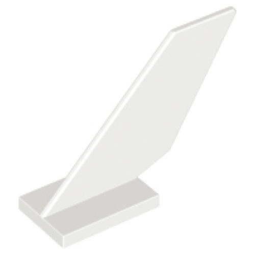 Деталь LEGO 6239 Tail Shuttle - White