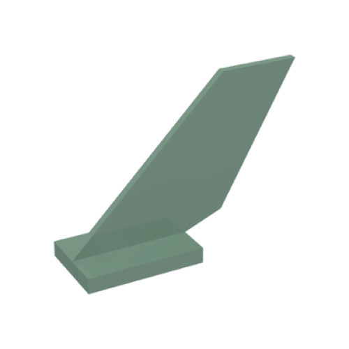 Деталь LEGO 6239 Tail Shuttle - Sand Green