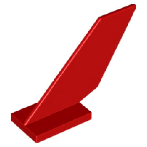 Деталь LEGO 6239 Tail Shuttle - Red