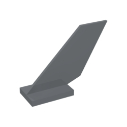 Tail Shuttle - Dark Bluish Gray