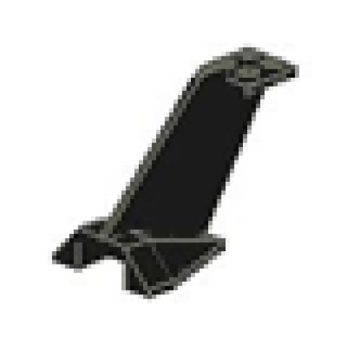 Деталь LEGO 4867 Tail Wedge - Black