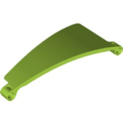 Technic, Panel Curved #51 5 x 13 Tapered Right - Lime Technic, Panel Curved #51 5 x 13 Tapered Right - Lime