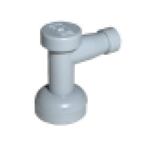 Деталь LEGO 4599 Tap 1 x 1 (Undetermined Type) - Light Bluish Gray