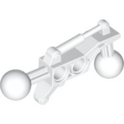 Technic Ball Joint 2 x 7 with 2 Ball Joint - White
