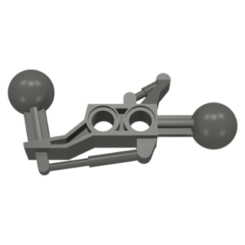 Деталь LEGO 32173 Technic Ball Joint 2 x 7 with 2 Ball Joint - Dark Gray