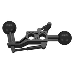 Technic Ball Joint 2 x 7 with 2 Ball Joint - Black