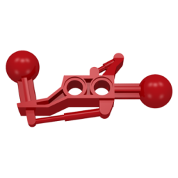 Technic Ball Joint 2 x 7 with 2 Ball Joint - Red