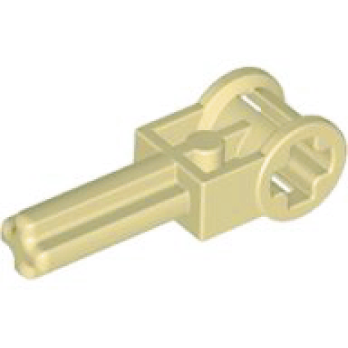 Деталь LEGO 6553 Technic, Axle 2L with Reverser Handle Axle Connector - Tan