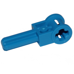 Technic, Axle 2L with Reverser Handle Axle Connector - Blue Technic, Axle 2L with Reverser Handle Axle Connector - Blue