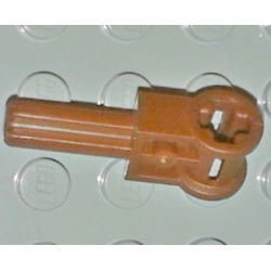 Technic, Axle 2L with Reverser Handle Axle Connector - Reddish Brown Technic, Axle 2L with Reverser Handle Axle Connector - Reddish Brown