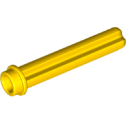 Technic, Axle 3L with Stud - Yellow