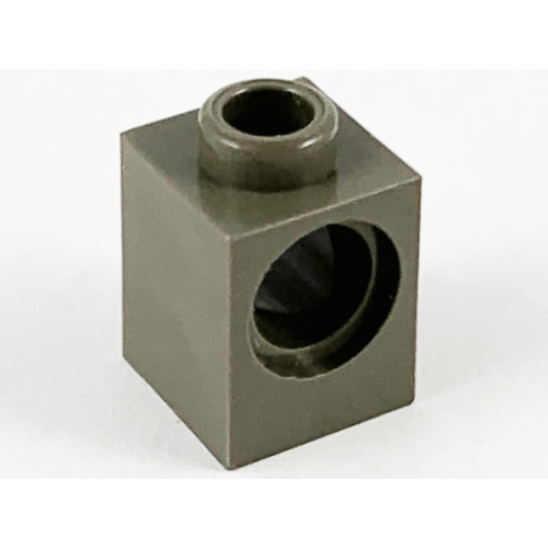 Деталь LEGO 6541 Technic, Brick 1 x 1 with Hole - Dark Gray