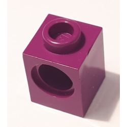 Technic, Brick 1 x 1 with Hole - Purple Technic, Brick 1 x 1 with Hole - Purple