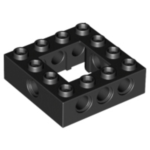 Деталь LEGO 32324 Technic, Brick 4 x 4 Open Center - Black