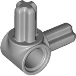 Technic, Axle and Pin Connector Hub with 2 Perpendicular Axles - Light Bluish Gray Technic, Axle and Pin Connector Hub with 2 Perpendicular Axles - Light Bluish Gray