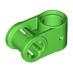 Technic, Axle and Pin Connector Perpendicular - Bright Green Technic, Axle and Pin Connector Perpendicular - Bright Green