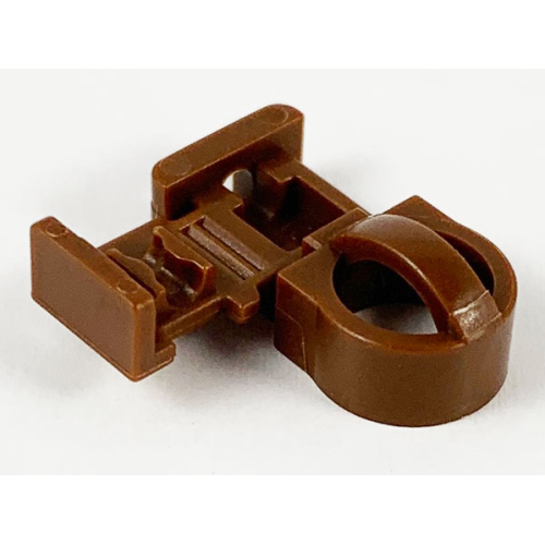 Деталь LEGO 6644 Technic, Flex Cable End, Ball Connection with Cage - Brown