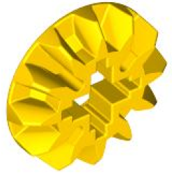 Technic, Gear 12 Tooth Bevel - Yellow