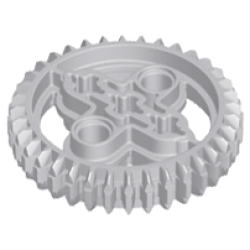 Деталь LEGO 32498 Technic, Gear 36 Tooth Double Bevel - Light Bluish Gray