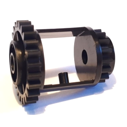 Деталь LEGO 6573 Technic, Gear Differential 24-16 Tooth - Black