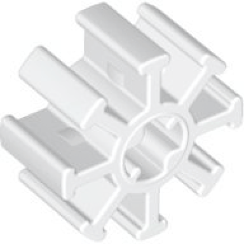 Деталь LEGO 32060 Technic, Gear Timing Wheel 8 Tooth - White