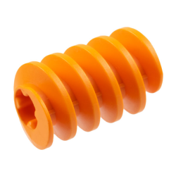 Technic, Gear Worm Screw, Long - Orange