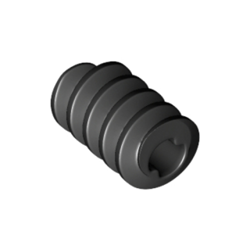 Деталь LEGO 32905 Technic, Gear Worm Screw, Long, Axle Opening Type II - Black