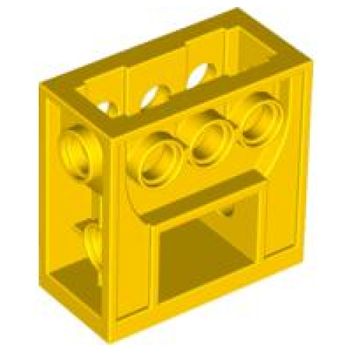 Деталь LEGO 6588 Technic, Gearbox 2 x 4 x 3 1/3 - Yellow