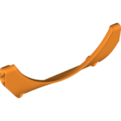 Technic, Panel Car Mudguard Arched 15 x 2 x 5 Straight Top - Orange Technic, Panel Car Mudguard Arched 15 x 2 x 5 Straight Top - Orange