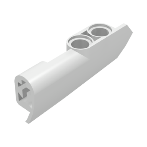 Деталь LEGO 11946 Technic, Panel Fairing #21 Very Small Smooth, Side B - White