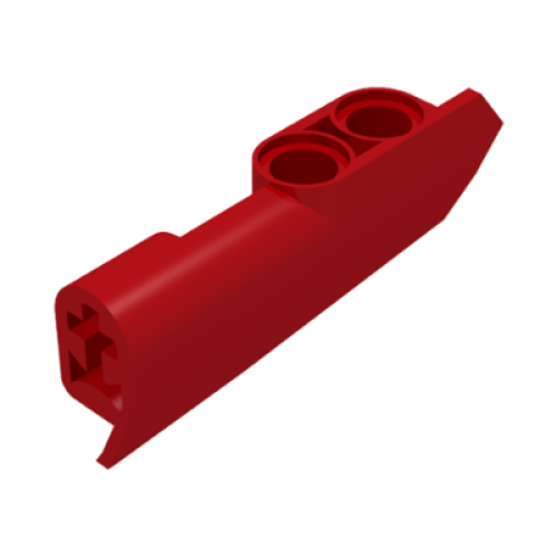 Деталь LEGO 11946 Technic, Panel Fairing #21 Very Small Smooth, Side B - Red