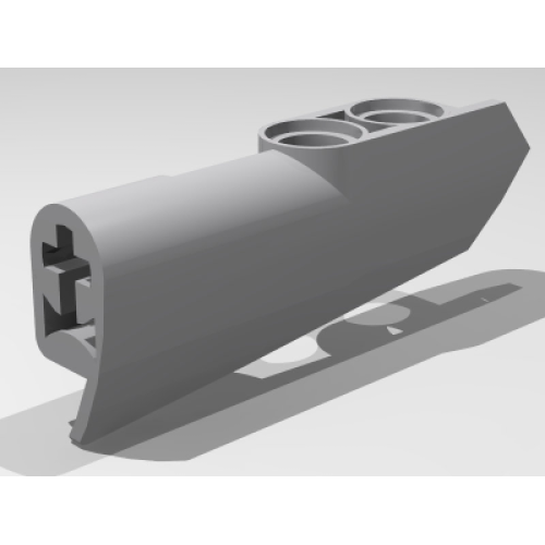 Деталь LEGO 11946 Technic, Panel Fairing #21 Very Small Smooth, Side B - Light Bluish Gray