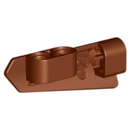 Деталь LEGO 11946 Technic, Panel Fairing #21 Very Small Smooth, Side B - Reddish Brown