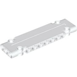 Technic, Panel Plate 3 x 11 x 1 - White