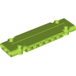 Technic, Panel Plate 3 x 11 x 1 - Lime