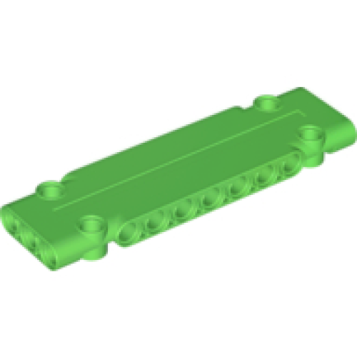 Деталь LEGO 15458 Technic, Panel Plate 3 x 11 x 1 - Bright Green