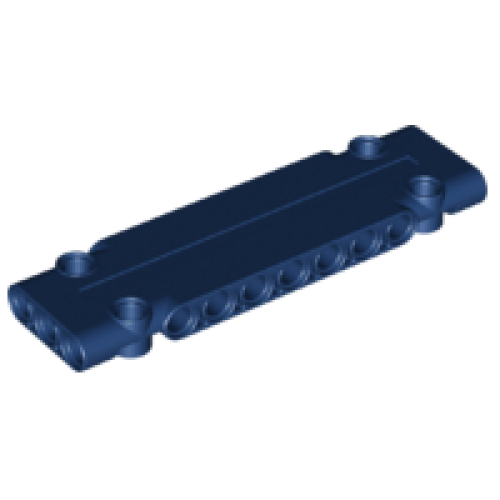 Деталь LEGO 15458 Technic, Panel Plate 3 x 11 x 1 - Dark Blue
