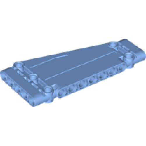 Деталь LEGO 18945 Technic, Panel Plate 5 x 11 x 1 Tapered - Medium Blue