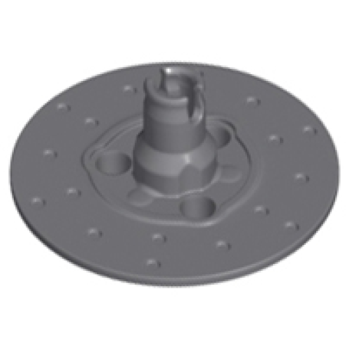 Деталь LEGO 35189 Technic, Steering Brake Rotor 3 Pin Holes Round - Dark Bluish Gray