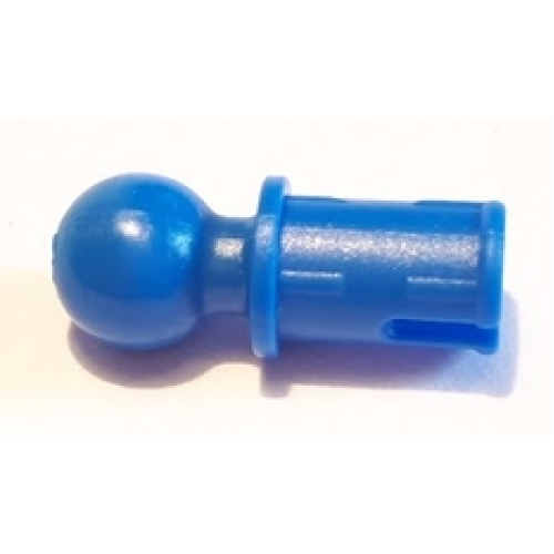 Деталь LEGO 6628 Technic, Pin with Friction Ridges and Tow Ball (Undetermined Type) - Blue